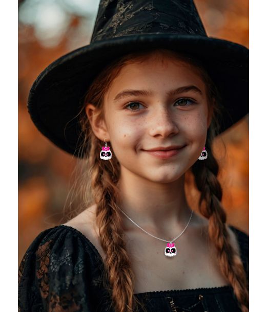 Spøgelse smykkesæt 3 dele