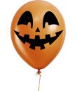 Orange græskar balloner 10stk 