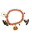 Orange halloween armbånd