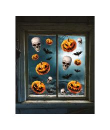 Halloween-klistermärken, 3 ark