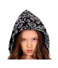 Black hooded wich 7-9 år