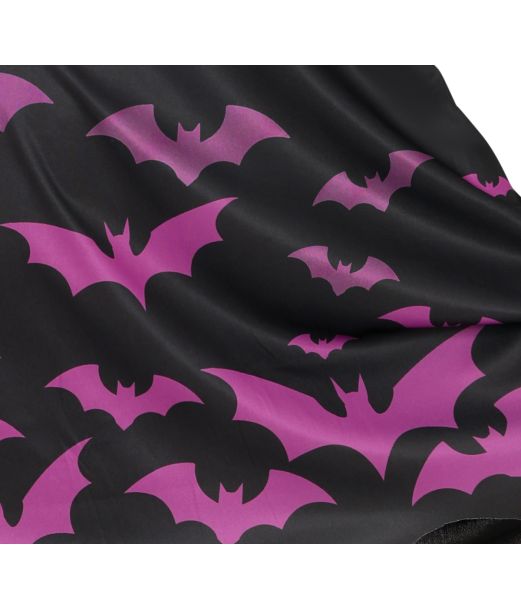 Purple bat poncho 7-9 år