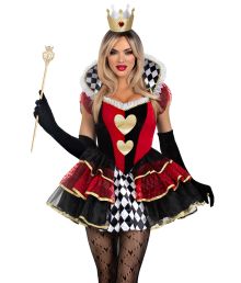 Queen of Hearts maskeraddräkt