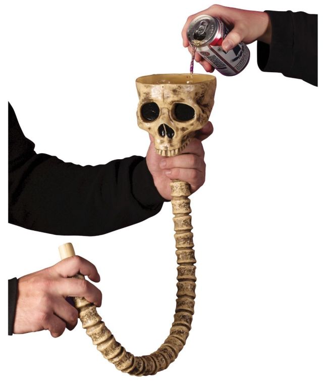 Skull Beer Funnel