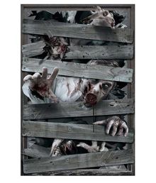 Zombie fönsterdekoration