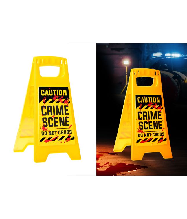 Crime scene gulvskilt 