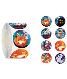 Halloween sticker rulle 200stk