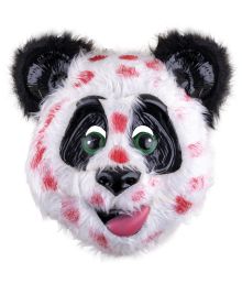 Pandamask med blod