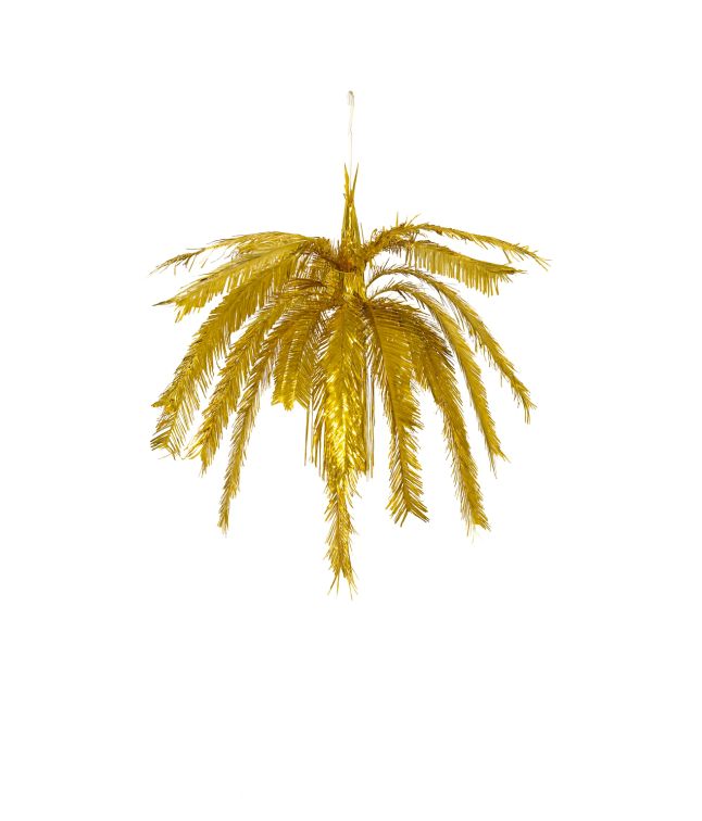 Glimmerophæng, guld 60 cm