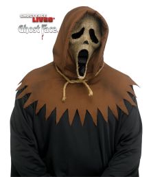 Ghost face scarecrow maske