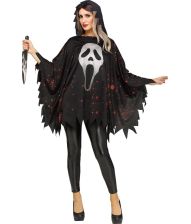 Ghost face poncho onesize 
