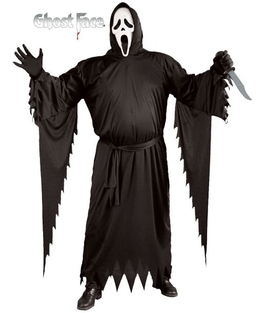 Ghost face kostume one size 