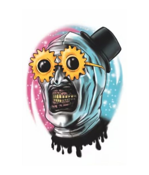 Art the Clown Glasses tatovering