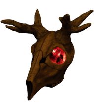 Deer Skull maske med lys