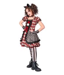 Maskeraddräkt Harlekin Doll Maskeraddräkt Harlekin Doll