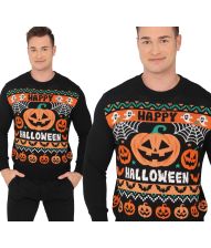 Halloween græskar bluse M 48-50