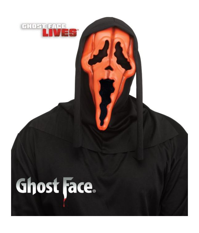 Pumkin ghost face maske