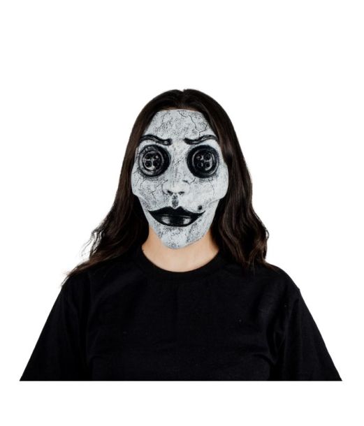 Creepy glass white maske