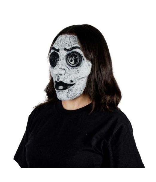 Creepy glass white maske