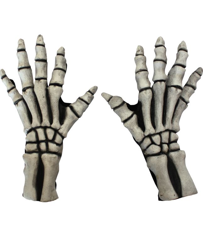 Skelethandsker latex