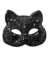 Glitter kat maske