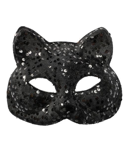 Glitter kat maske