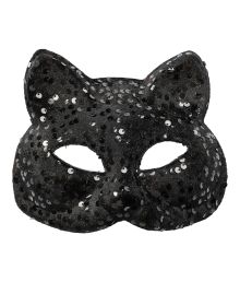 Glitter kat maske