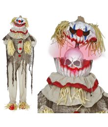 Klovne fugleskræmsel 175 cm Klovne fugleskræmsel 175 cm