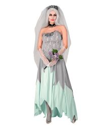 Zombie brud maskeraddräkt