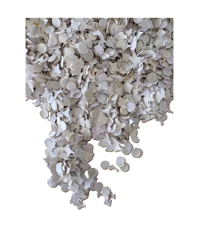 Konfetti Hvid 100 g.