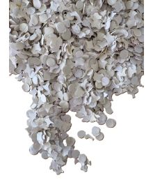 Konfetti Hvid 100 g. Konfetti Hvid 100 g.