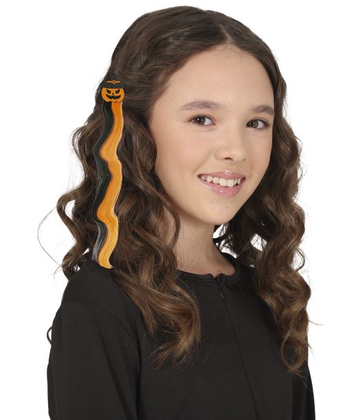 Græskar Hår extensions 40 cm