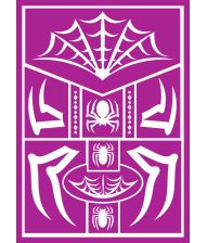 Edderkop makeup skabelon 14x20 cm