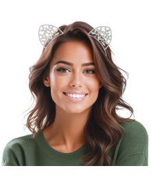 Diadem i kattmodell med strass