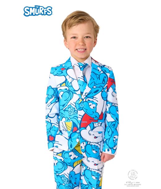 Opposuit Smølferne 98-104cm 