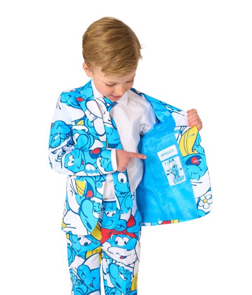 Opposuit Smølferne 98-104cm 