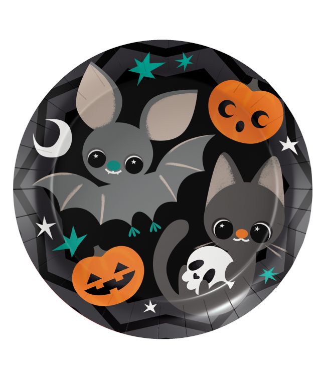 Cats & Bats tallerkner, 23 cm
