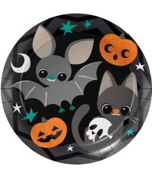 Cats & Bats tallerkner, 23 cm