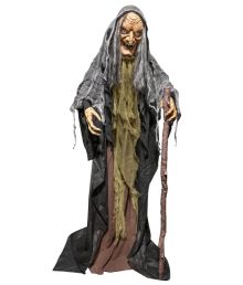 Standing Witch with Cane 160 cm