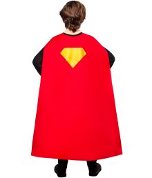 Supermand kappe 6-10år
