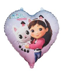 Gabbys dukkehus hjerte folieballon