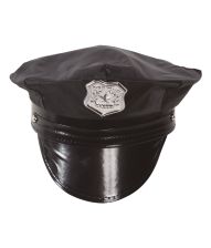 Svart polishatt med emblem för barn.