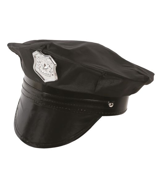 Svart polishatt med emblem för barn.