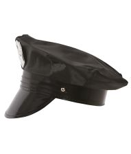 Svart polishatt med emblem för barn.