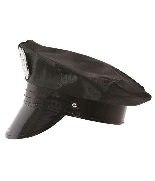 Svart polishatt med emblem för barn.