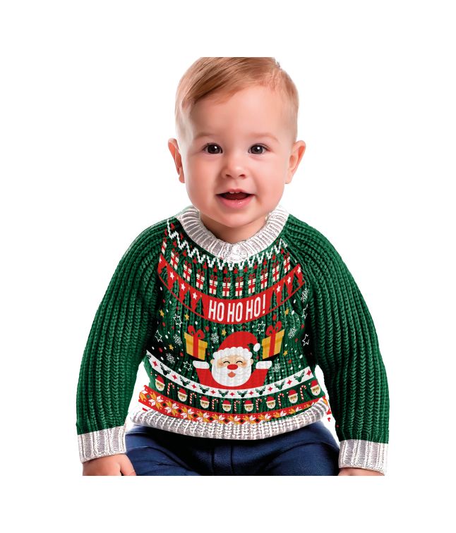 Xmas green sweater 18-24 mdr
