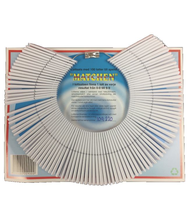 Matchen 100 lodder