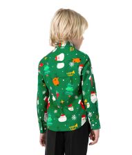 Festivity skjorte grøn 8år (122-128) 