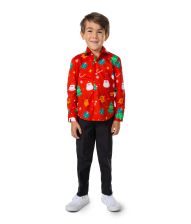 Festivity rød skjorte 2år (92-98)