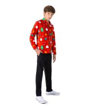 Festivity rød skjorte 14år (158-164) 